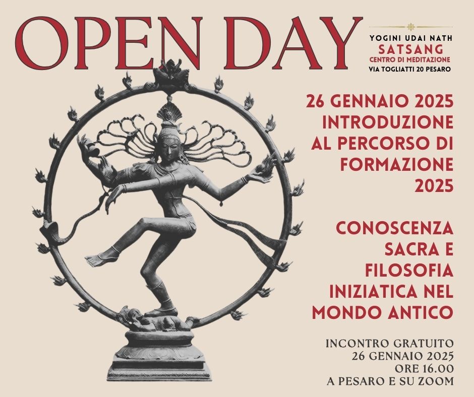 Open Day introduzione al percorso di formazione 2025 "conoscenza sacra e filosofia iniziatica nel mondo antico"